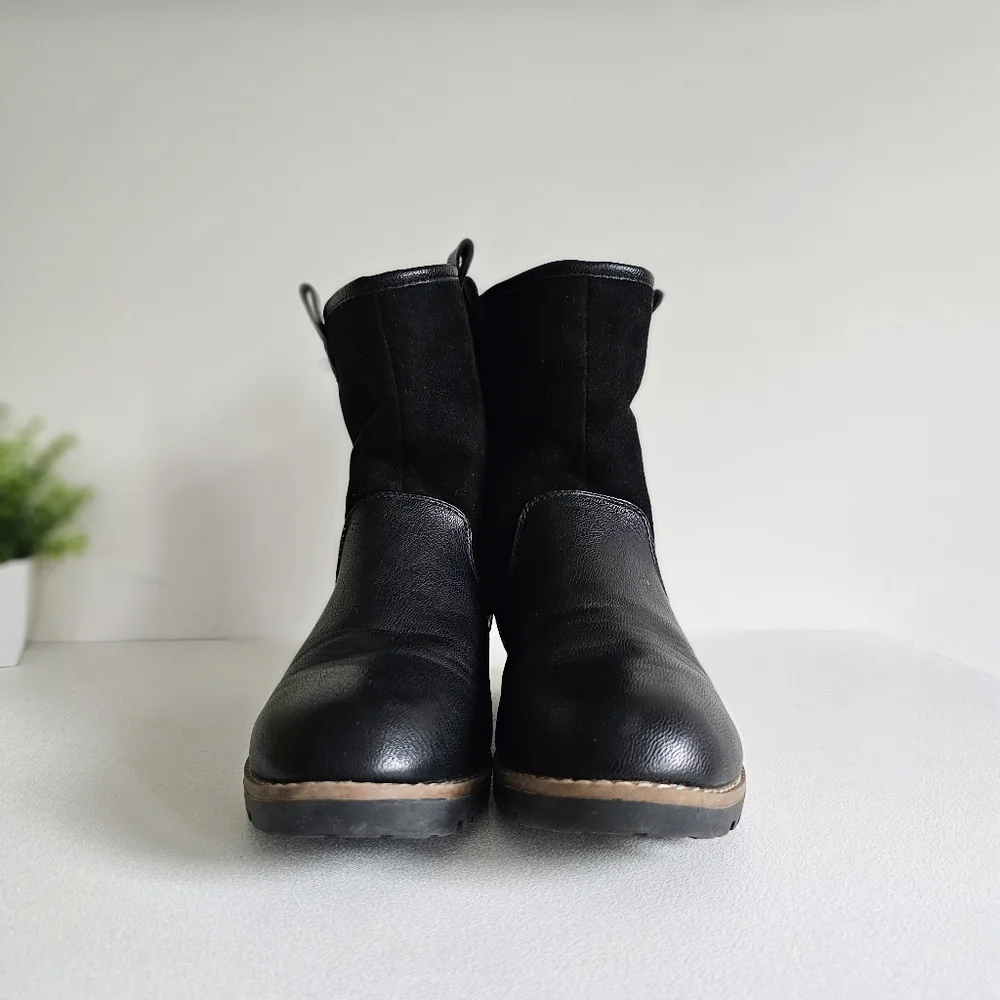 Nautica Bosun 3 Women's Mid-Shaft Black Comfy Chic Boots Size 9